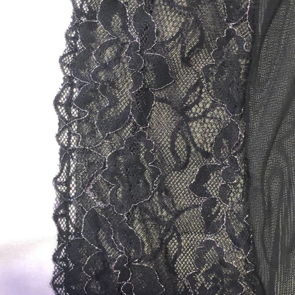 SEXY Black and white sleep dress with pushup - Picture 7 of 7